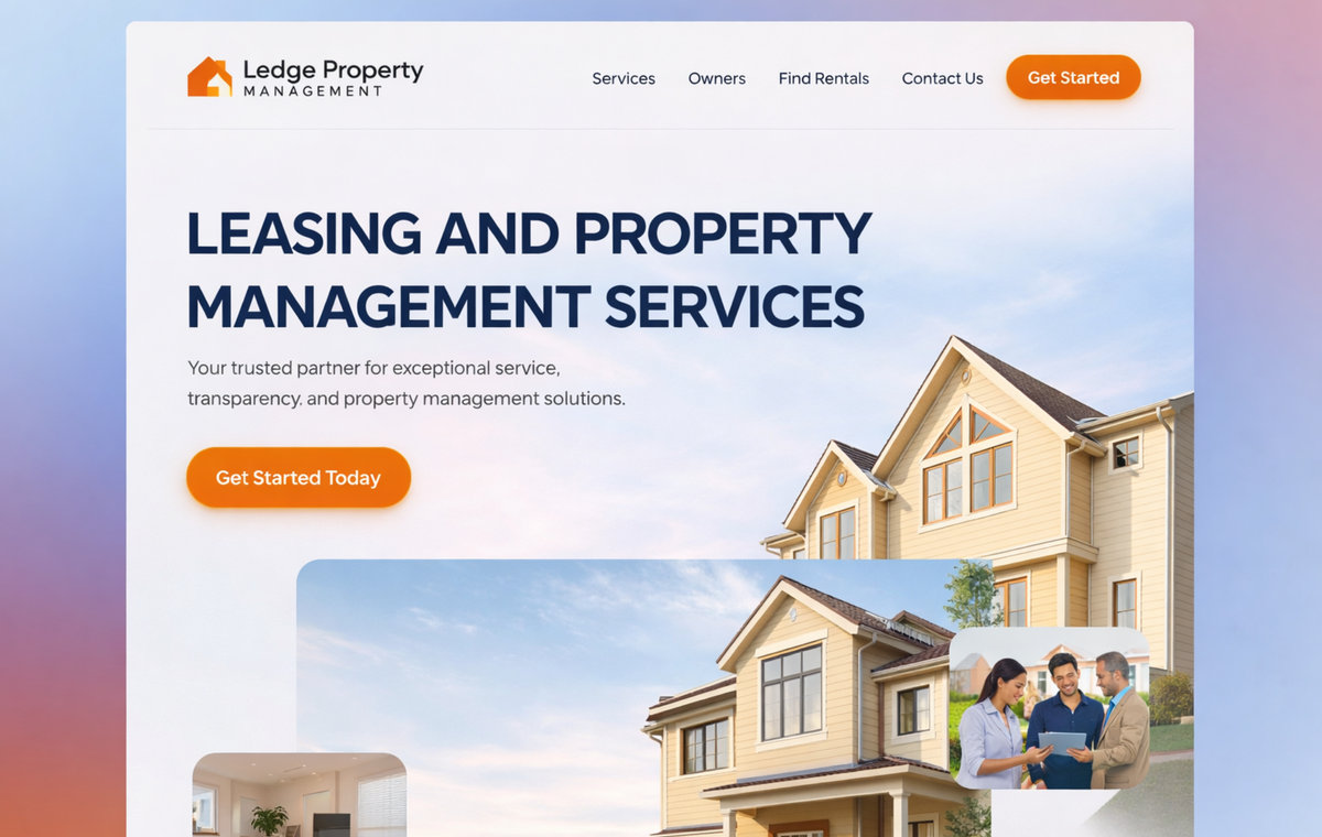 Solid Site Studios hero example (desktop)